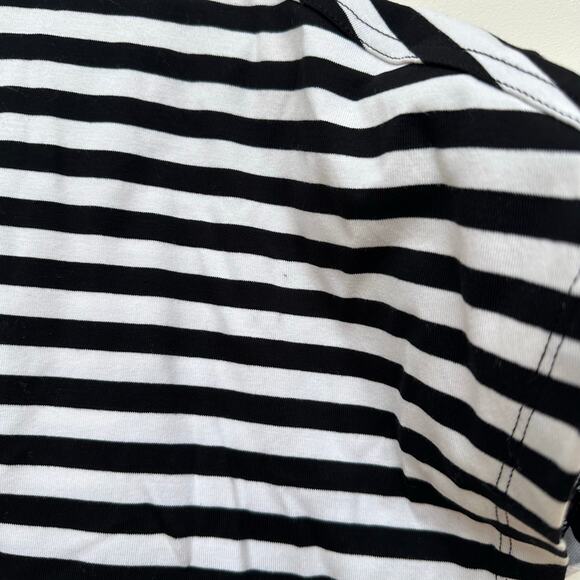 Lafayette 148 New York Striped Hooded Zip Top – Size M - Picture 5 of 6